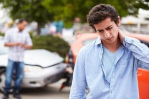 sore neck after motor accident